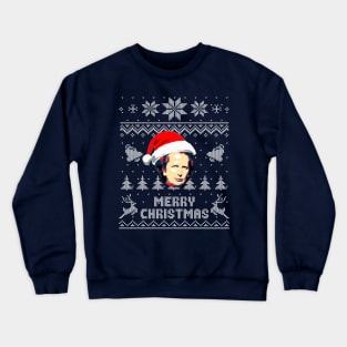 Margaret Thatcher Merry Christmas Crewneck Sweatshirt